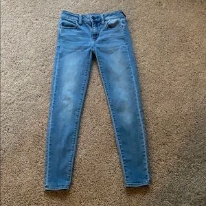 Blue AE Super Stretch Skinny Jeans
